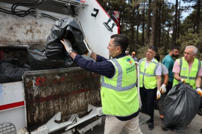 ÇEKMEKÖY'DE YANGIN TEHLİKESİNE KARŞI TEMİZLİK SEFERBERLİĞİ