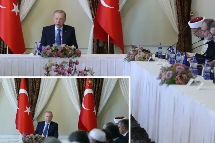 Cumhurbaşkanı Erdoğan Dünya Müslüman Alimler Birliği heyetini kabul etti