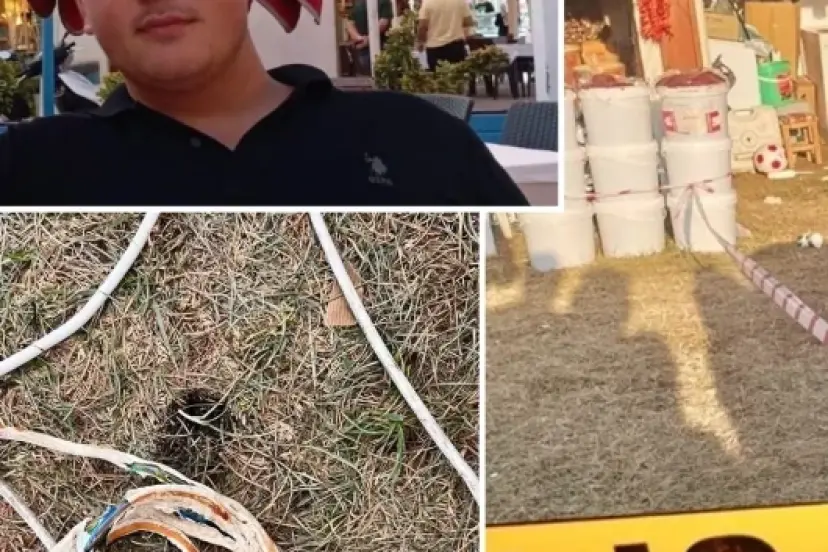 Festivaldeki dondurma standında çalışan genç akıma kapılarak hayatını kaybetti