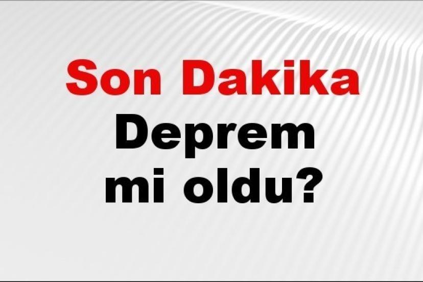 Son dakika Balıkesir'de deprem mi oldu? Az önce deprem Balıkesir'de nerede oldu? Balıkesir deprem Kandilli ve AFAD son depremler listesi 29 Ağustos 2025