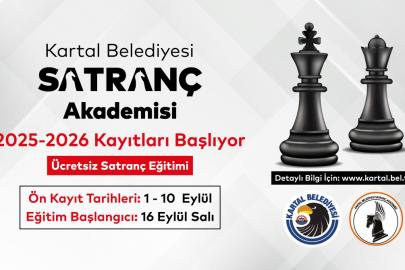 KARTAL BELEDİYESİ SATRANÇ AKADEMİSİ KAYITLARI BAŞLIYOR