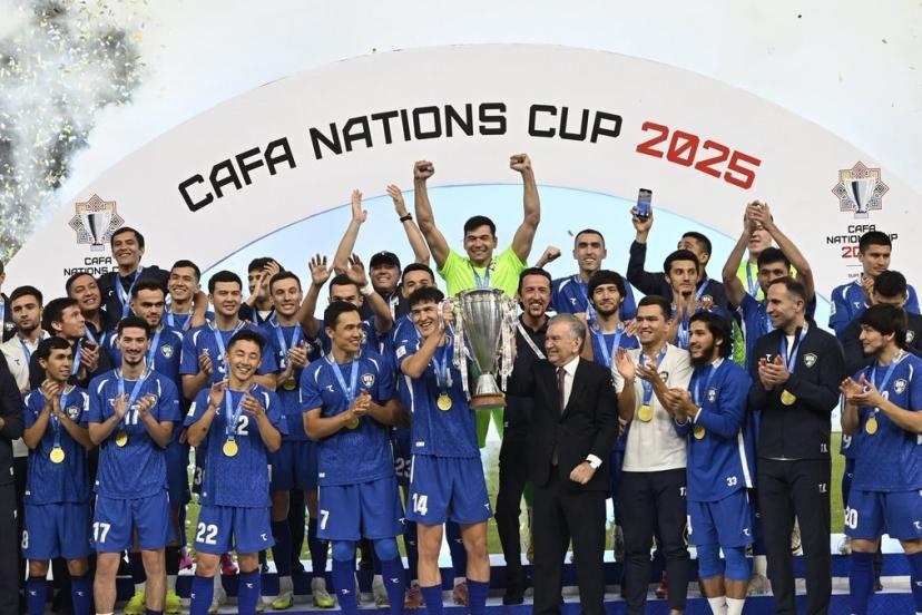 Özbekistan CAFA Uluslar Kupası şampiyonu