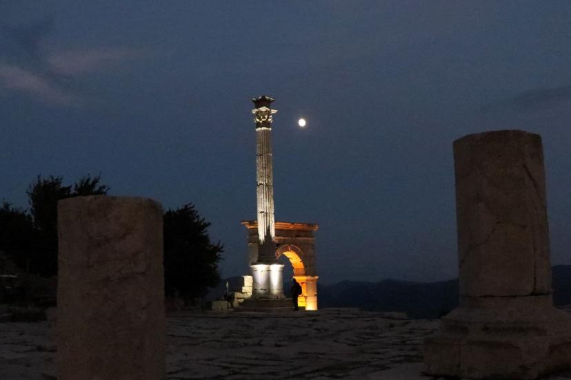 Sagalassos'ta ışıklar gece müzeciliği için yanacak