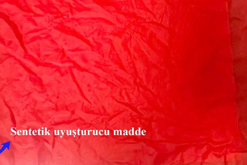 Sivas'ta kağıda emdirilmiş uyuşturucu ele geçirildi