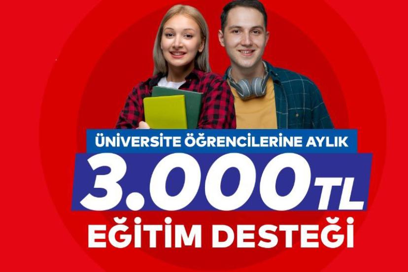 MALTEPE BELEDİYESİ’NDEN ÜNİVERSİTE ÖĞRENCİLERİNE 30 BİN LİRA DESTEK